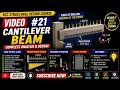 RCC Structural Design Cantilever Beam Design - Step-by-Step Analysis Reinforcement