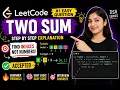 LeetCode Two Sum Easy Problem Explained Step by Step JavaScript DSA Series