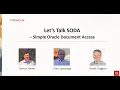 TwF Let s Talk SODA Simple Oracle Document Access