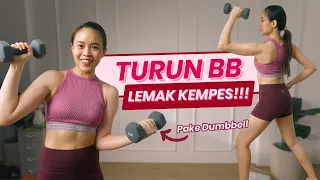 45 Menit Full Body Dumbbell Workout | Dijamin Body Goals
