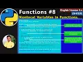 How NonLocal Variables Work in Functions in Python Nonlocal keyword in Functions