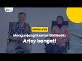 Mengunjungi Kantor IDN Media Artsy banget Jobhun Visit IDN Media