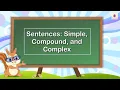 Sentences - Simple Compound and Complex English Grammar Composition Grade 4 Periwinkle