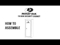 Mossy Oak 18 Gun Security Cabinet Assembly Tutorial Gear Drop