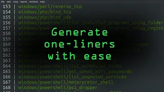 Use One-Lin3r to Quickly Generate Reverse Shells Run Commands More Tutorial