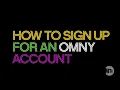 How to Sign Up for an OMNY Account