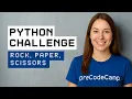 Python Rock Paper Scissors Challenge For Beginners
