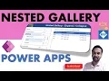 Nested Gallery Expand and collapse in PowerApps