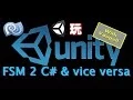 Unity3D - Sending variables between Playmaker FSM and C scripts