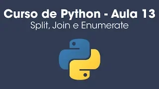 Split Join e Enumerate em Python - Aula 13