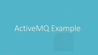 ActiveMQ - Java Example