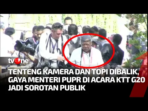 Gaya Menteri PUPR Basuki Jadi "Fotografer Dadakan" di KTT G20