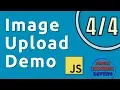 Image upload in plain front-end JavaScript and NodeJS -
