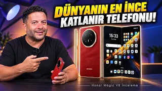 Dünyanın en ince katlanabilir akıllı telefonu: Honor Magic V6 inceleme