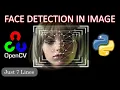 Face detection in image OpenCV Python python projects for beginners Project Maker