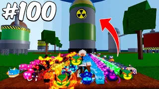 Fiz a FABRICA até conseguir todas as Frutas MITICAS do Roblox