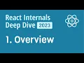 React Internals Deep Dive 1 - Overview 2023
