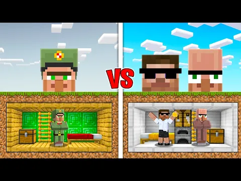 Video Thumbnail: Carry Doorbin vs Army Sir : Security Base Challenge in Minecraft!!