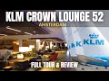 Europe s Best Business Class Lounge KLM Crown Lounge 52 Amsterdam Full Review Tour
