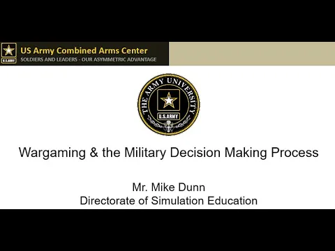 Download MP3 Wargaming \u0026 the Military Decision Making Process w/ Mike Dunn
