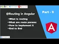 Angular Routing Route Params What is route Parameter how to Implement Part - 9