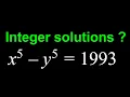 Lagu A Quintic Diophantine Equation (x^5-y^5=1993)