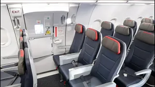 TRIP REPORT NEW American Airlines A321C exit row seats take off and landing No entertainment