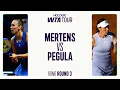 Elise Mertens vs Jessica Pegula 2025 Rome Round 3 WTA Match Highlights