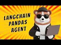 LangChain Pandas DataFrame Agent for Data Analysis
