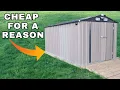 Before you BUY a Patiowell Metal Shed Watch This