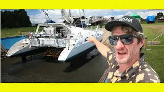 Catamaran haul out in remote Papua.(ep 300)