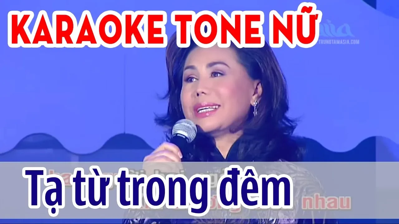 Tạ Từ Trong Đêm Karaoke Tone Nữ - Thanh Tuyền | Asia Karaoke Beat Chuẩn