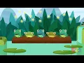 ５ひきのカエル「Five Little Speckled Frogs」| 童謡 | Super Simple 日本語