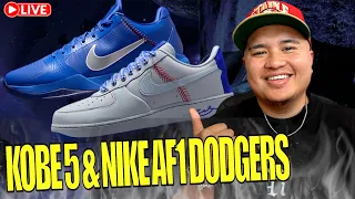 GOING LIVE KOBE 5 DODGERS NIKE AF1 DODGERS