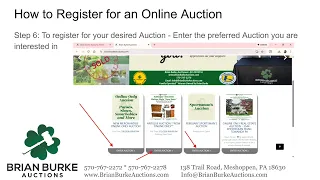How to Register for an Online Auction