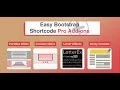 Easy Bootstrap Shortcode Pro add ons