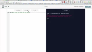 String overview in Ruby