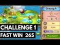 Merge Dragons Challenge 1 26s FAST Win