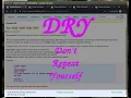 Don t Repeat Yourself - good coding lesson