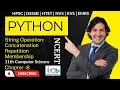 Python String Operation python NCERT python tutorial in Hindi python for beginners python lectures
