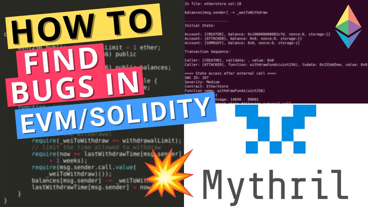 Ethereum Smart Contract Analysis & Solidity Audit using Mythril - Blockchain Security #2