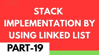 Stack Implementation Using Linked List Data Structures Algorithms