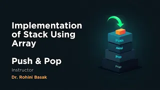 DSA Lecture 1 Data Structures and its category Implementation of Stack using array