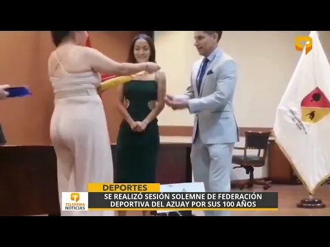Se realizó sesión solemne de federación deportiva del Azuay por sus 100 años