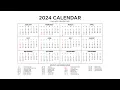 Free Year 2024 Calendar Printable with Holidays - Wiki Calendar