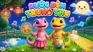 Rước Đèn Trung Thu - Hai Con Thằn Lằn Con - Nhạc Thiếu Nhi Hoạt Hình 🎶 Ca Nhạc Hoạt Hình Vui Nhộn