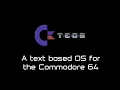 TEOS - Commodore 64 char mode OS