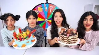 تحدي تزيين الكيك بعجلة الحظ فريق شفا ضد غزل 