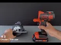 BLACK DECKER Cordless Drill Combo Kit with Case 6-Tool