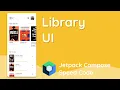Library App UI - Android Jetpack Compose Tutorial